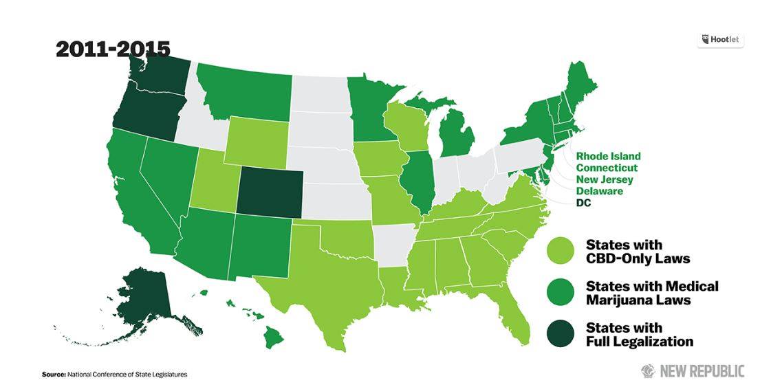 USA Marijuana Map